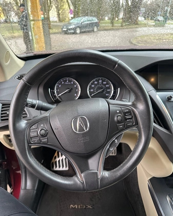Acura MDX cena 169000 przebieg: 93000, rok produkcji 2018 z Kraków małe 497